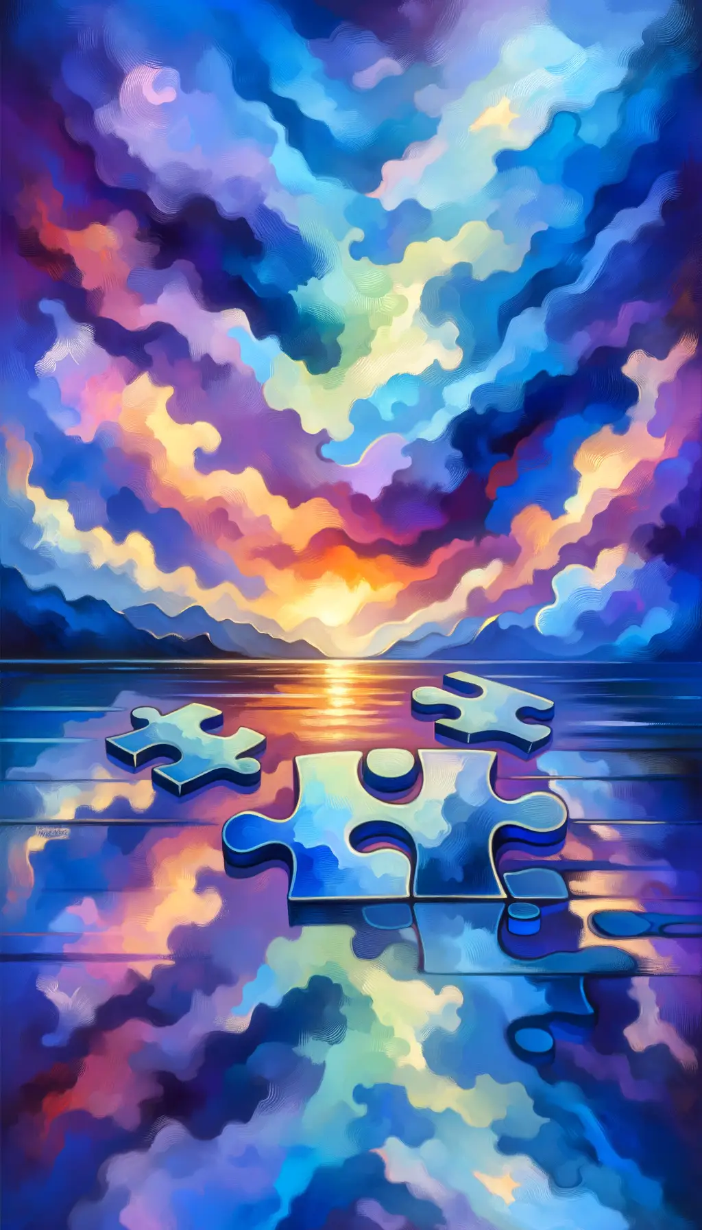 Twilight Therapy: Puzzle Pieces of Serenity