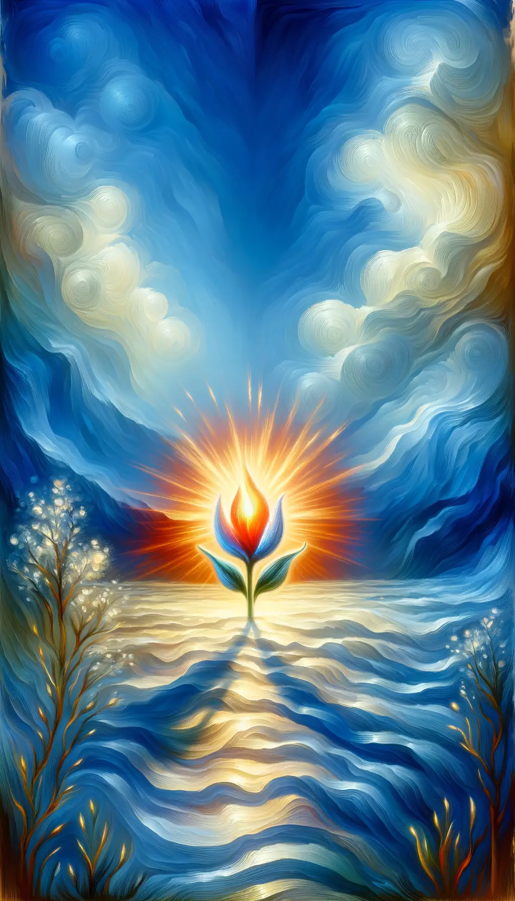 Radiant Renewal: Embrace of Golden Growth