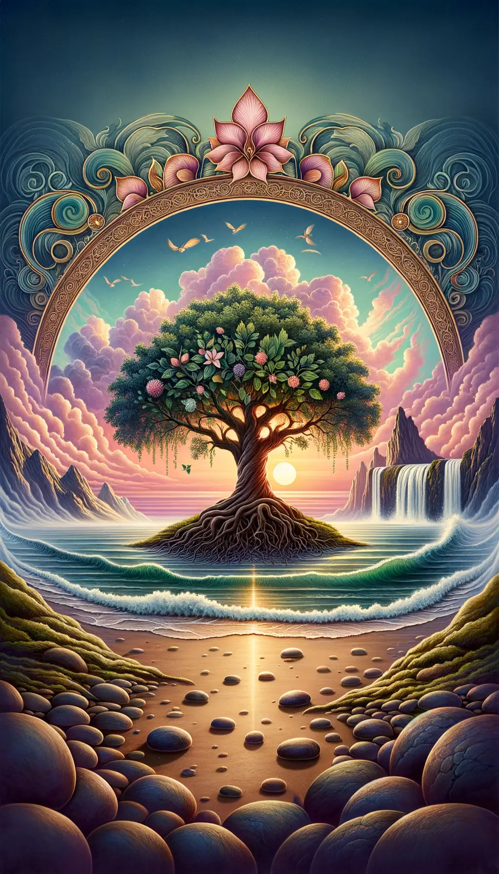 Silent Strengths Adrift: Tranquil Whispers of Inner Resilience