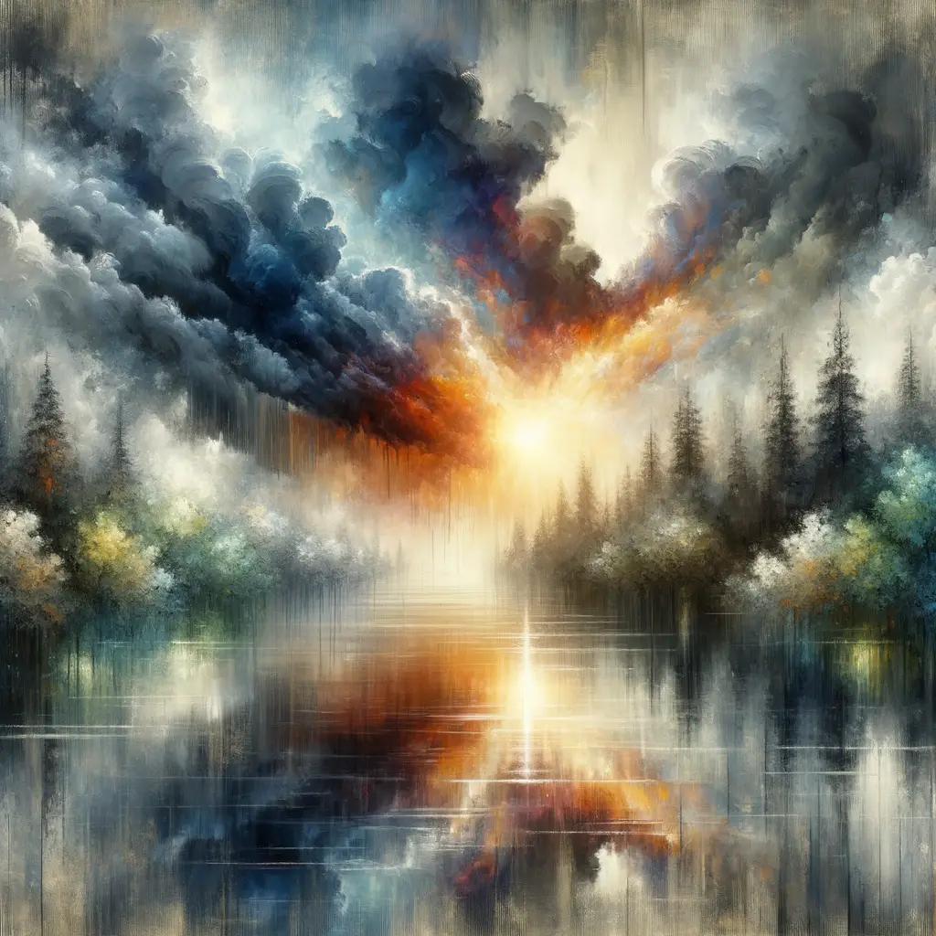 Embrace of Healing: Resilience Awakens in Nature's Reflection