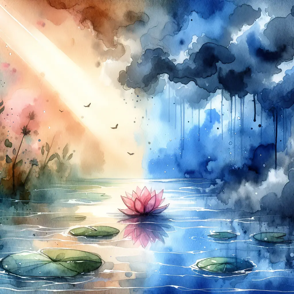 Lotus Voyage: From Muddy Depths to Ocean Serenity