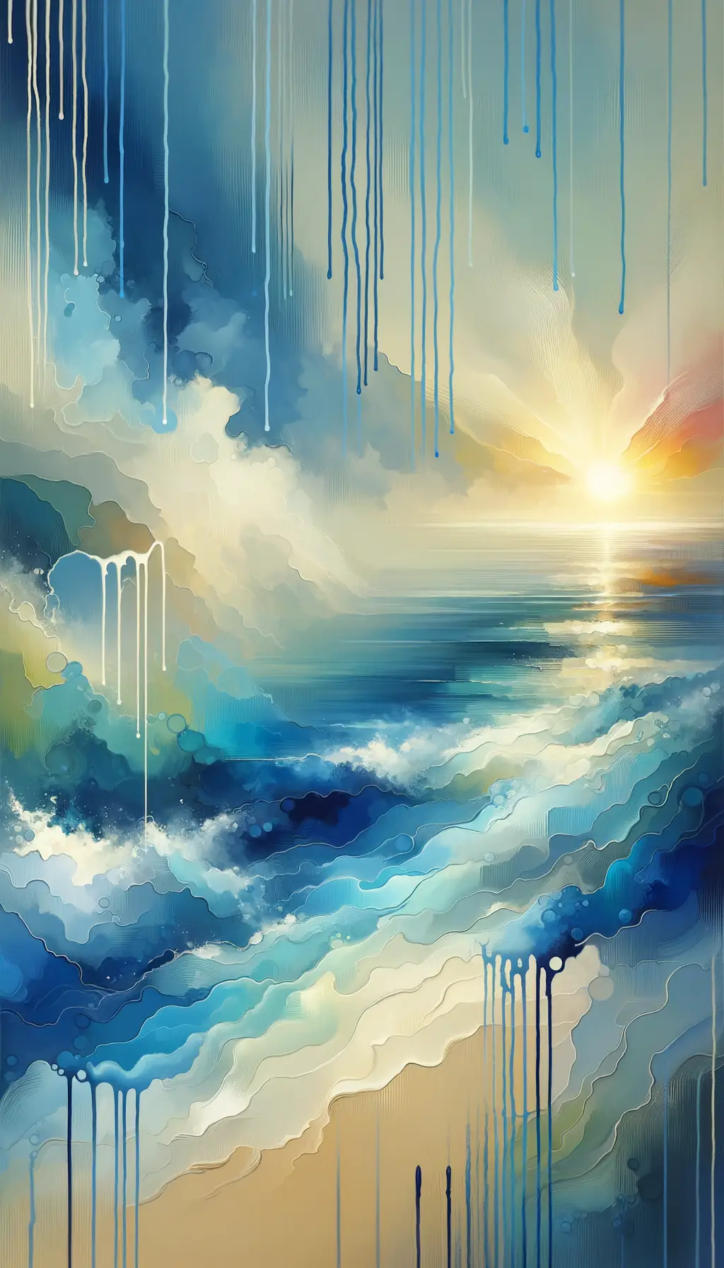 Whispering Dawn: A Serene Symphony in Azure
