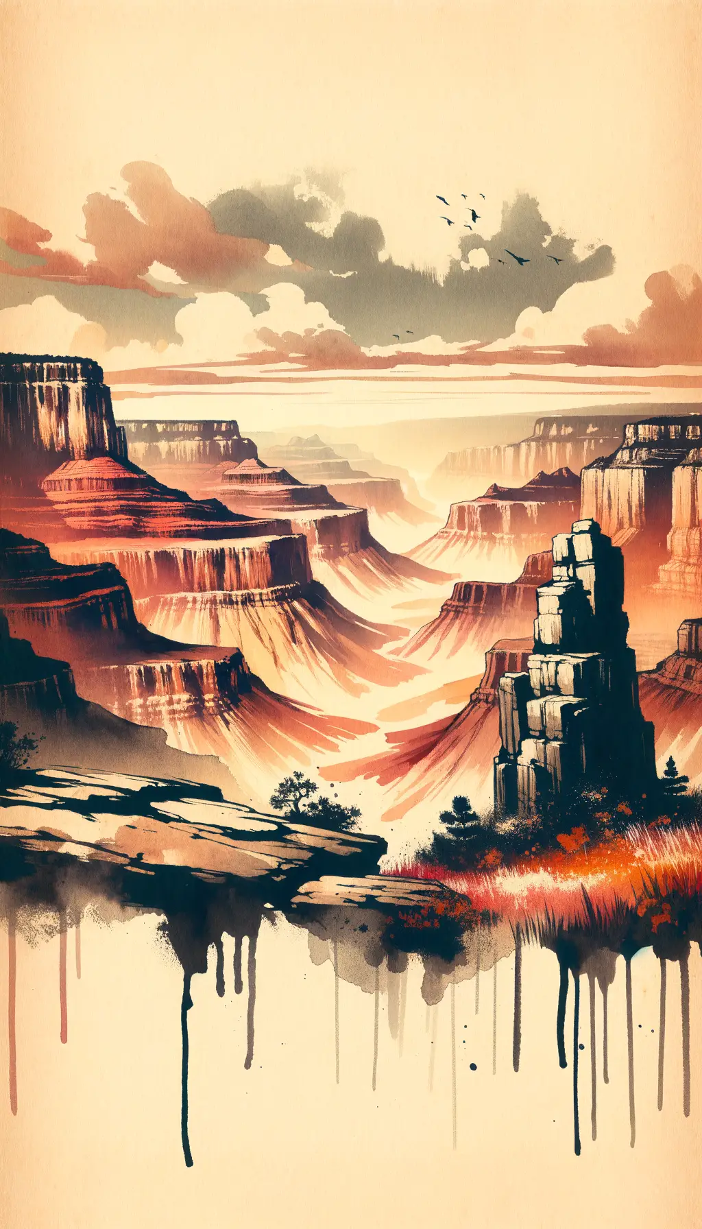 Canyon's Embrace: A Journey Through Anxiety and Renewal