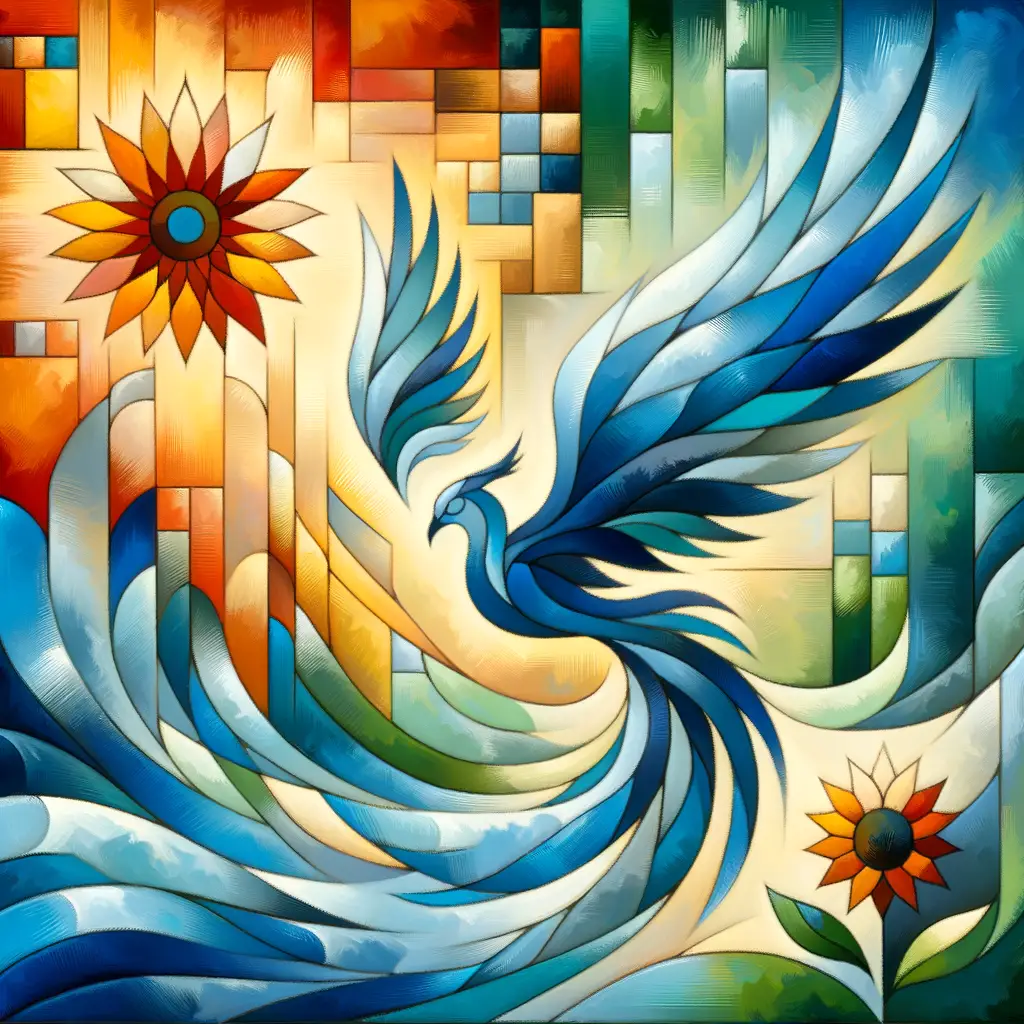 Emergence of Resilience: A Cubist Symphony of Healing