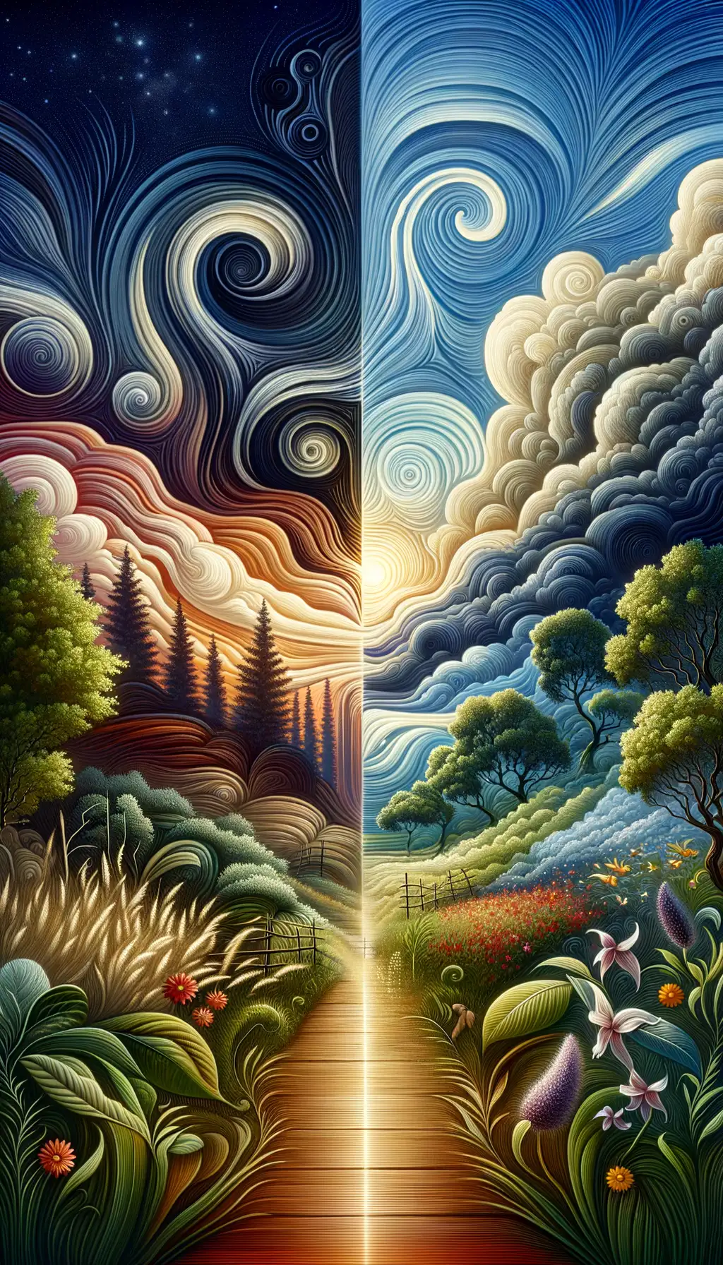 Embers of the Soul: Whispering Transformation Through Nature's Canvas