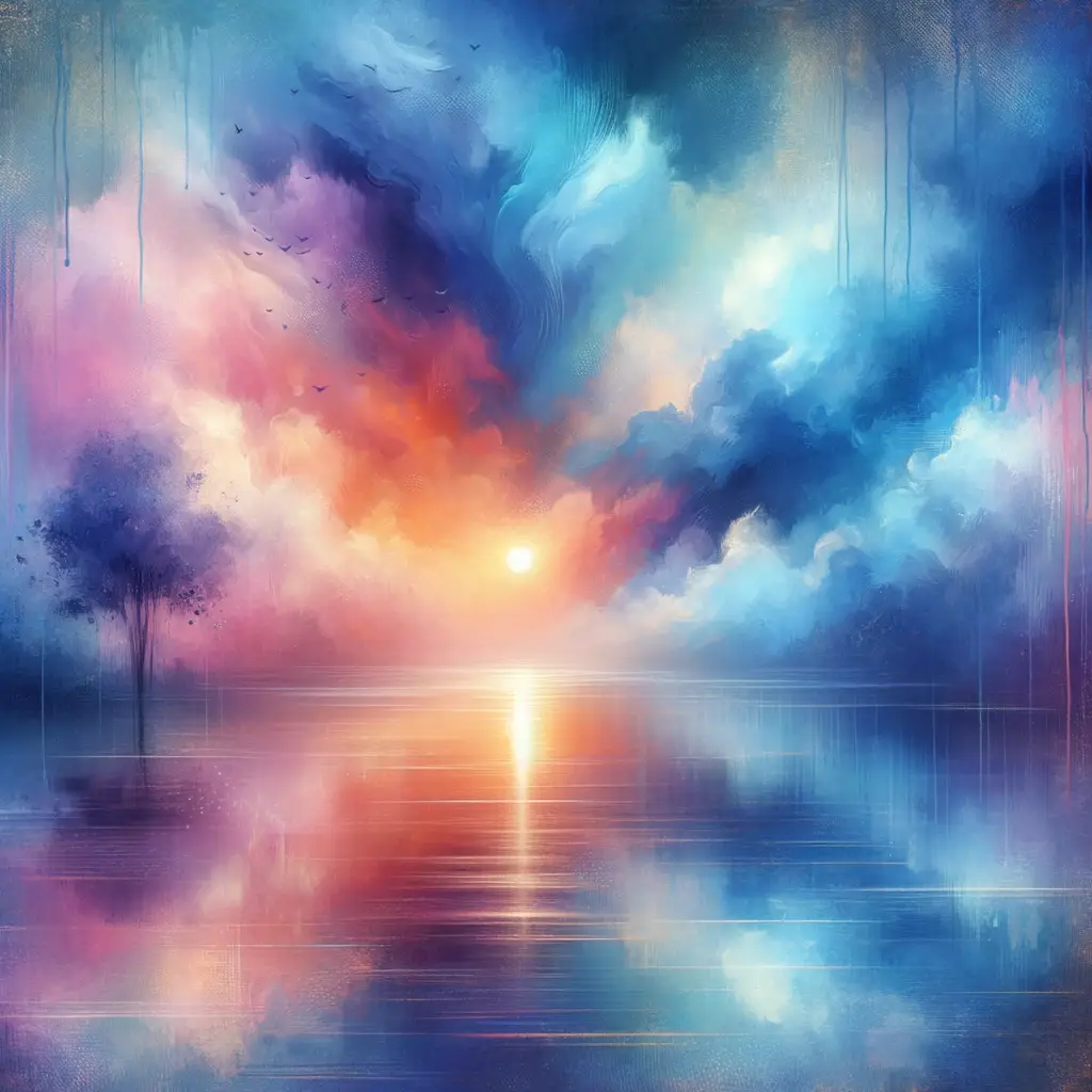 Whispers of the Heart: A Symphony in Ocean Blue