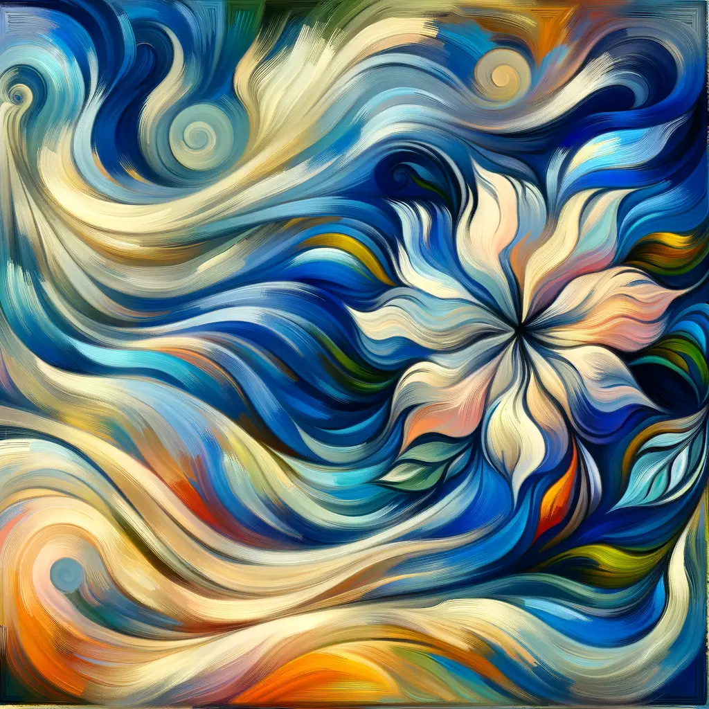 Whispers of Renewal: Blossom's Fauvist Serenity