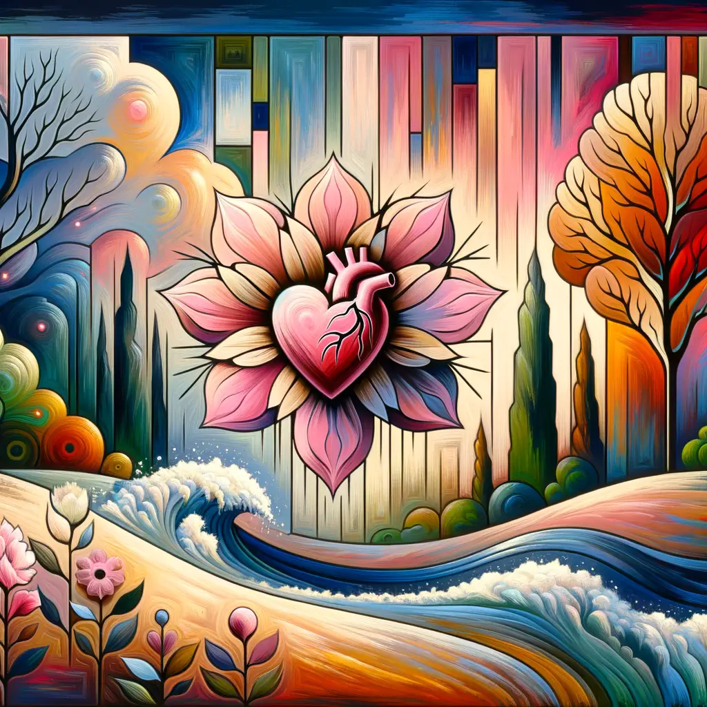 Blossom of Compassion: Where Emotions Flow and Trees Grow