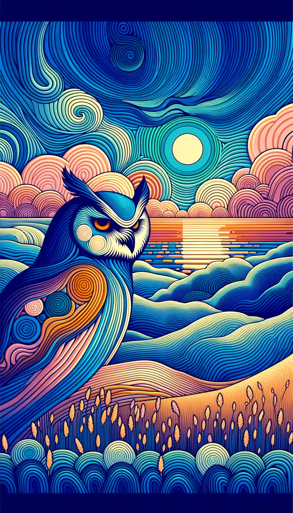 Midnight's Wisdom: Tranquil Echoes in Therapeutic Twilight