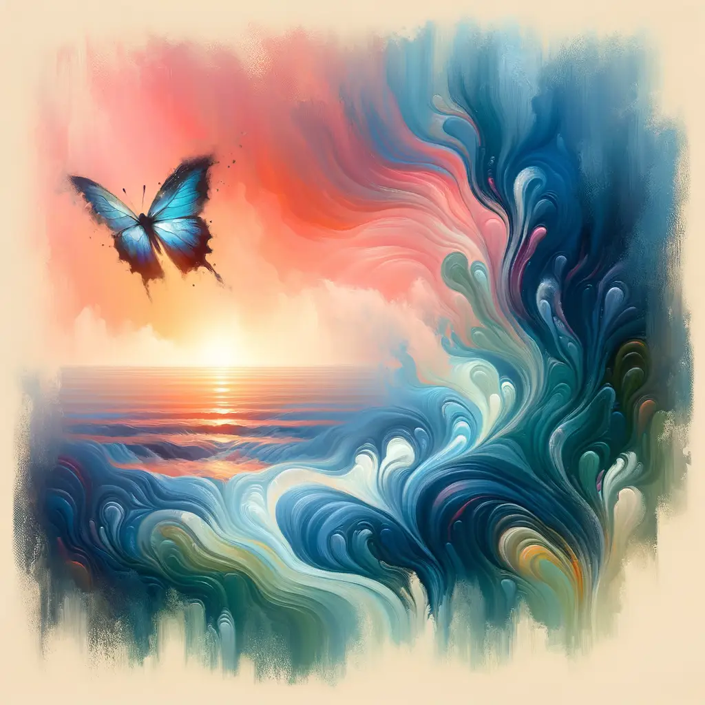 Soul's Twilight Enchanting: Essence Unveiled in Ocean Symphony
