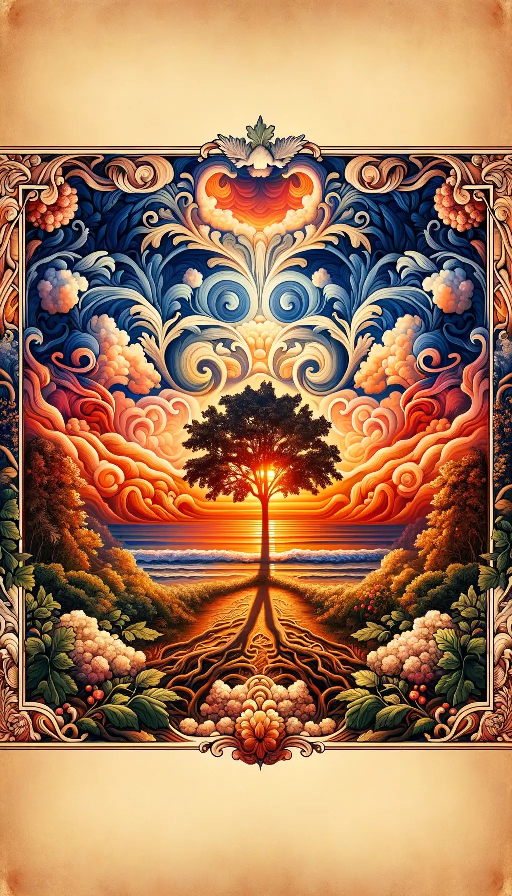 Sundown's Embrace: A Therapeutic Journey Through Nature's Resilience