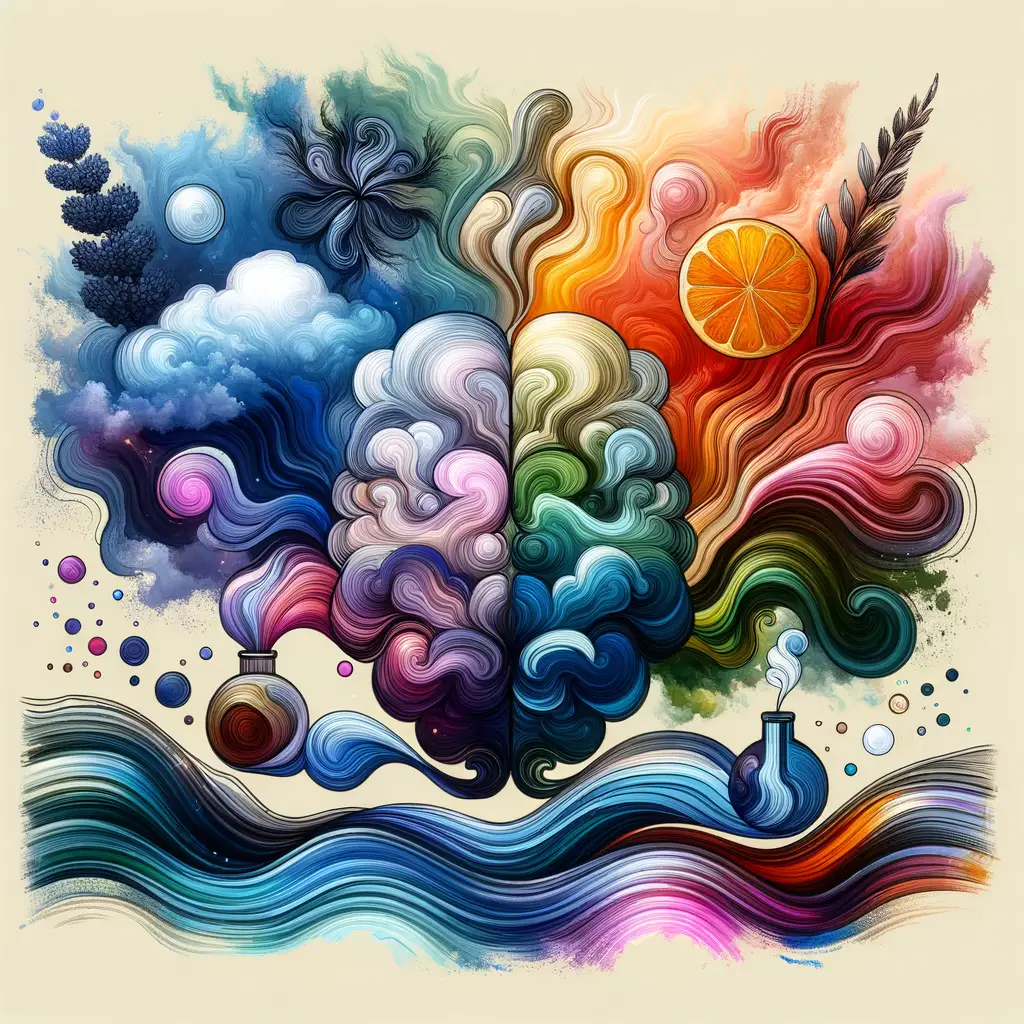 Whispers of Scented Emotions: A Watercolor Journey of Healing