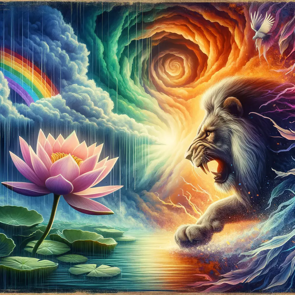 Resilient Reverie: Serenity and Strength in Bloom