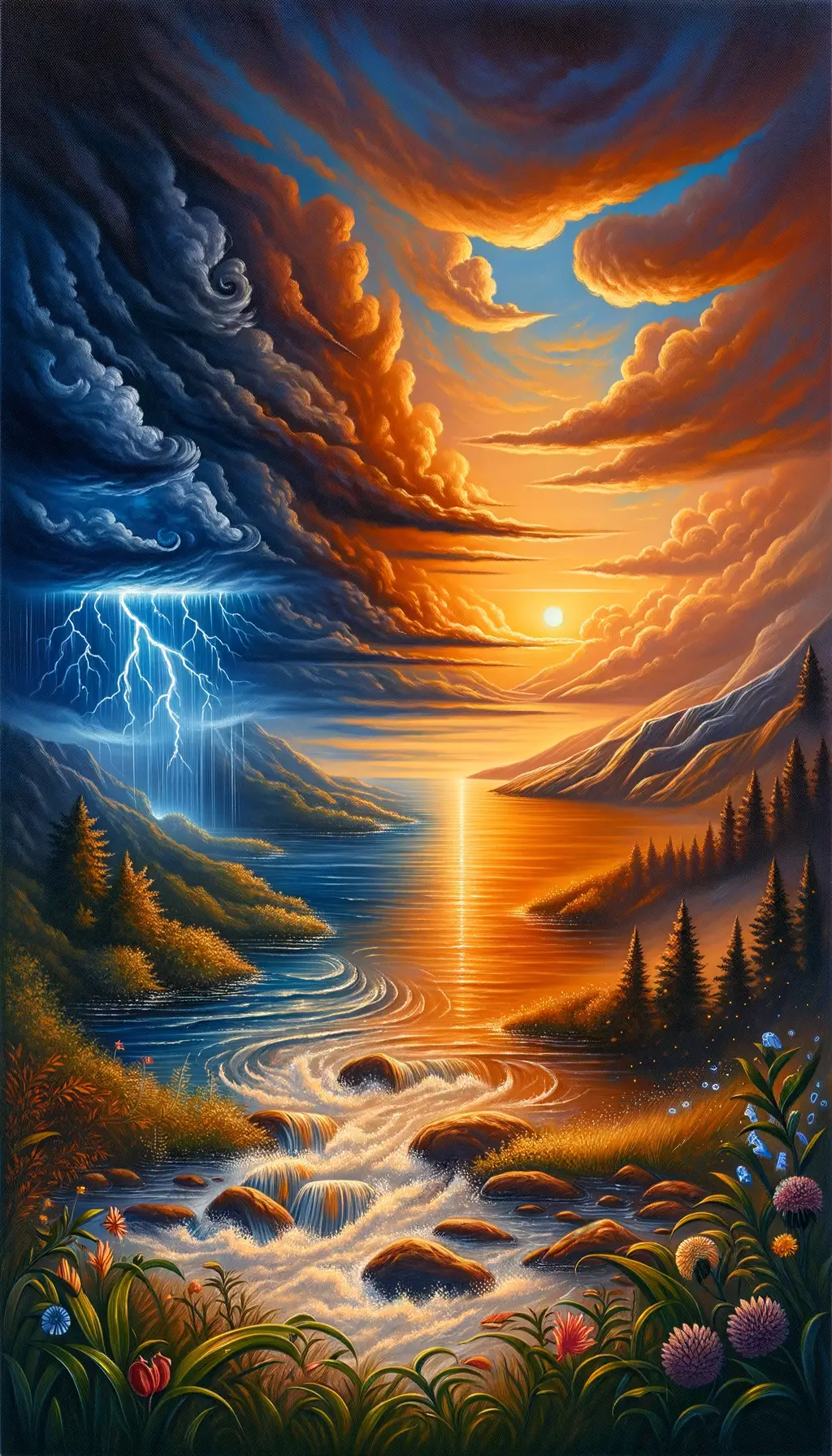 Ephemeral Eternity: Radiance in Tempestuous Harmony