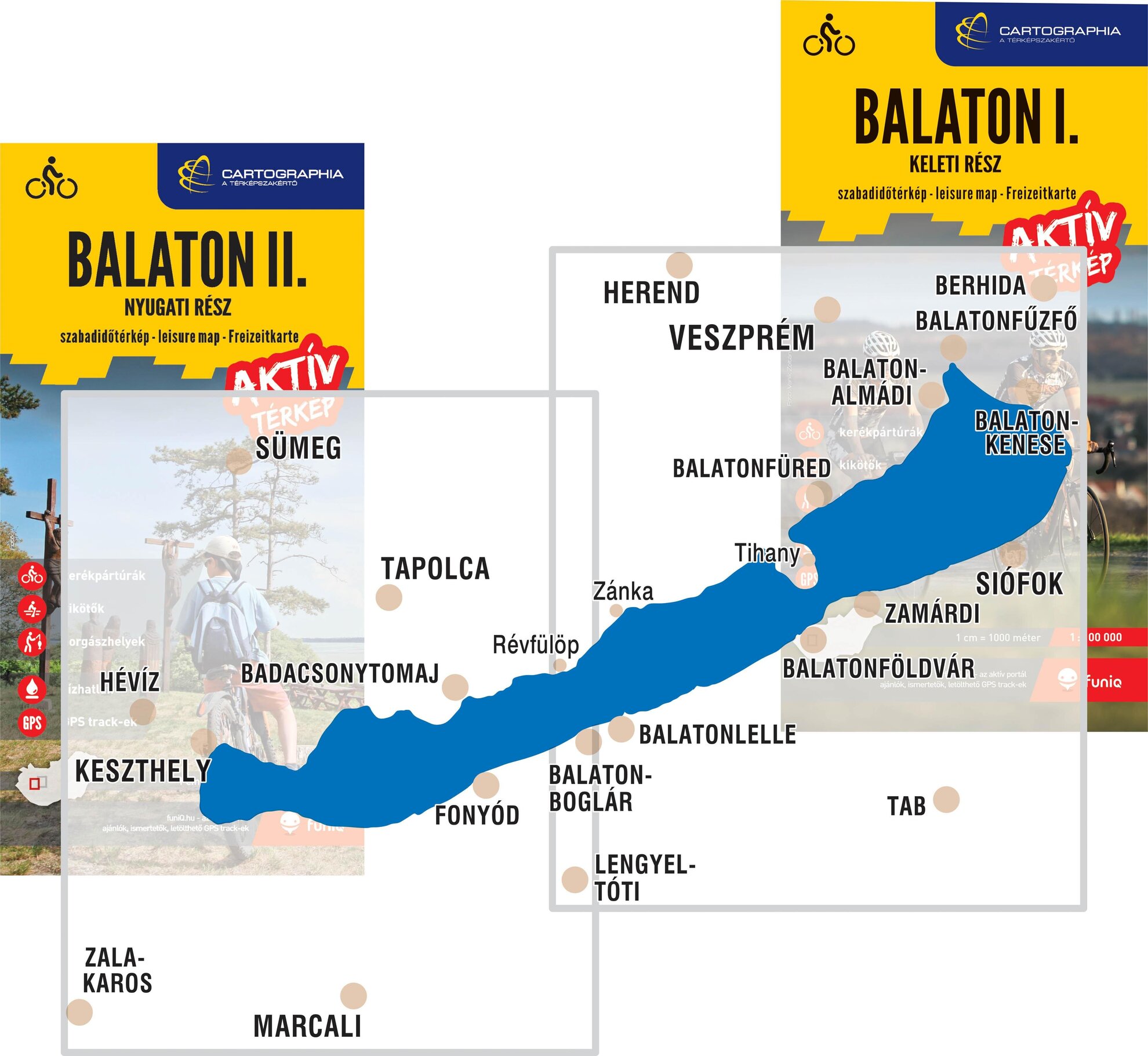 kerékpáros térkép balaton Részletes kerékpáros térkép készült a Balatonról