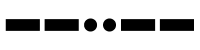 Morse Code - , - Comma