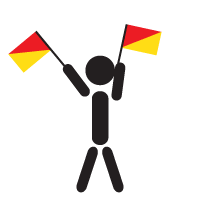 Semaphore Flags - T - Tango