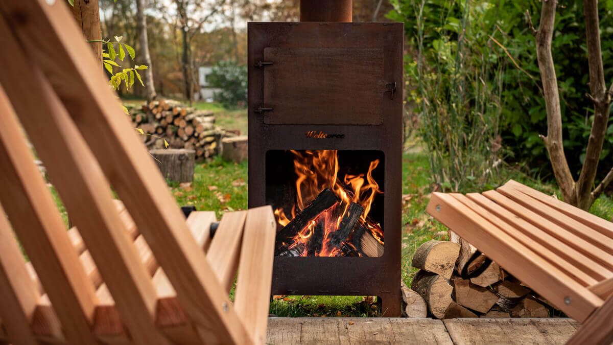 Weltevree-outdooroven-fieldchairs-feuer