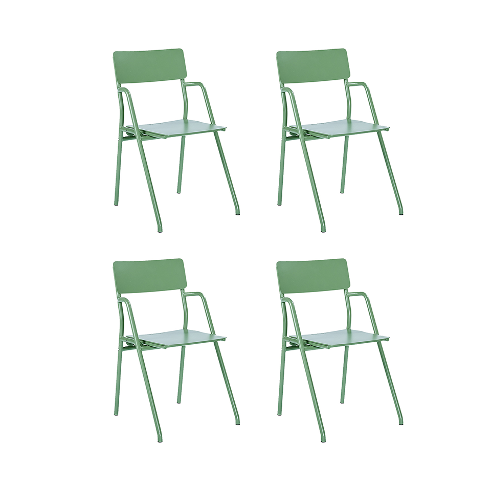 Set of 4 Flip-up chairs