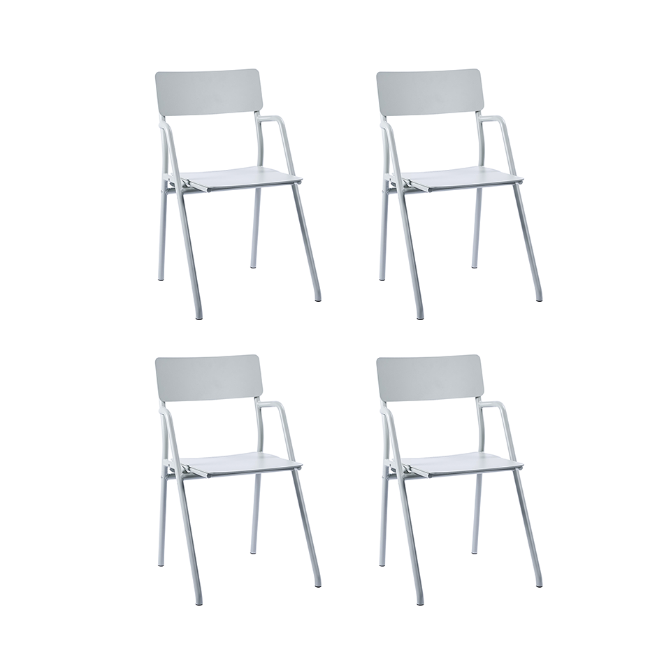 Set of 4 Flip-up chairs