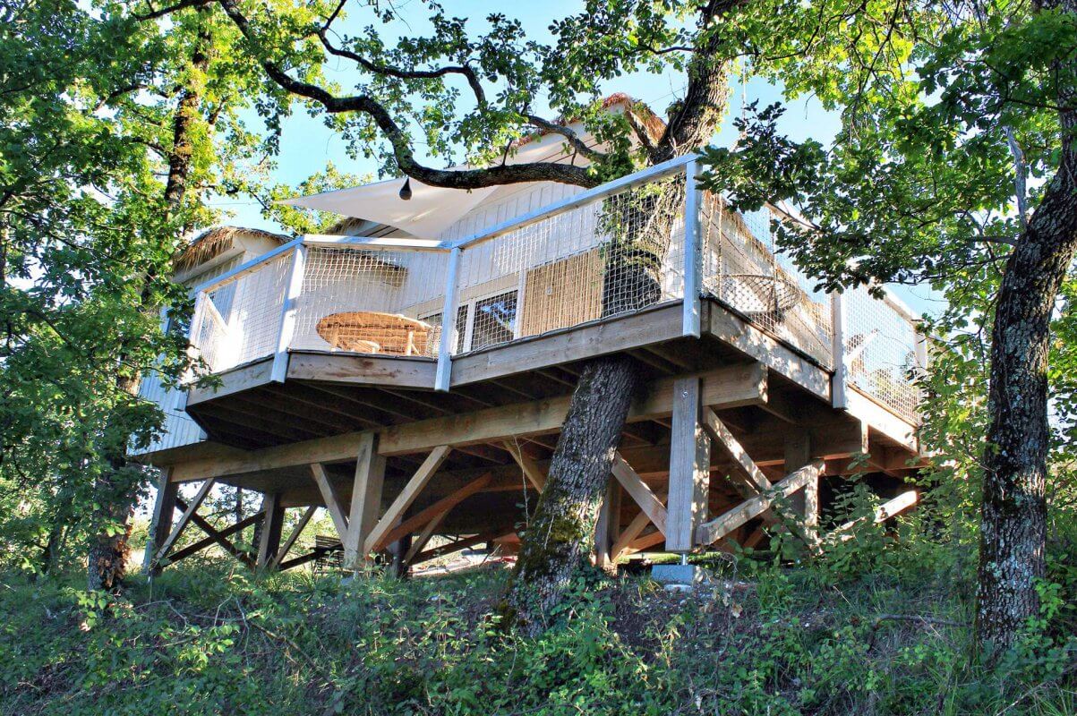 Trüffelwald-Baumkronen-Öko-Hütte-Weltevree