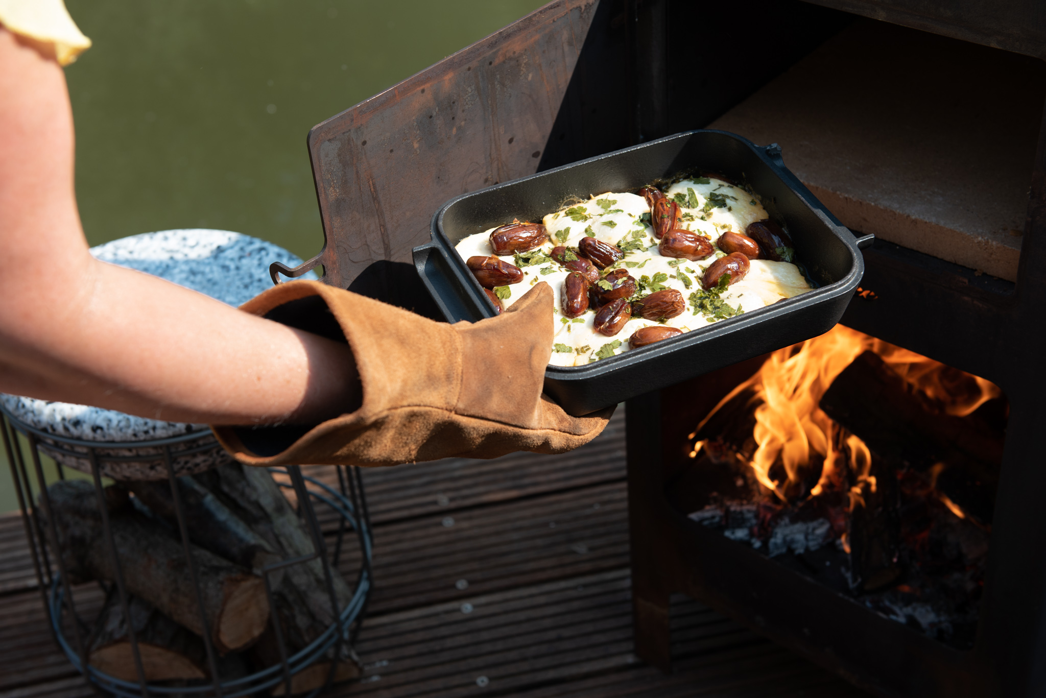 Halloumi-dadels-Outdooroven-recept