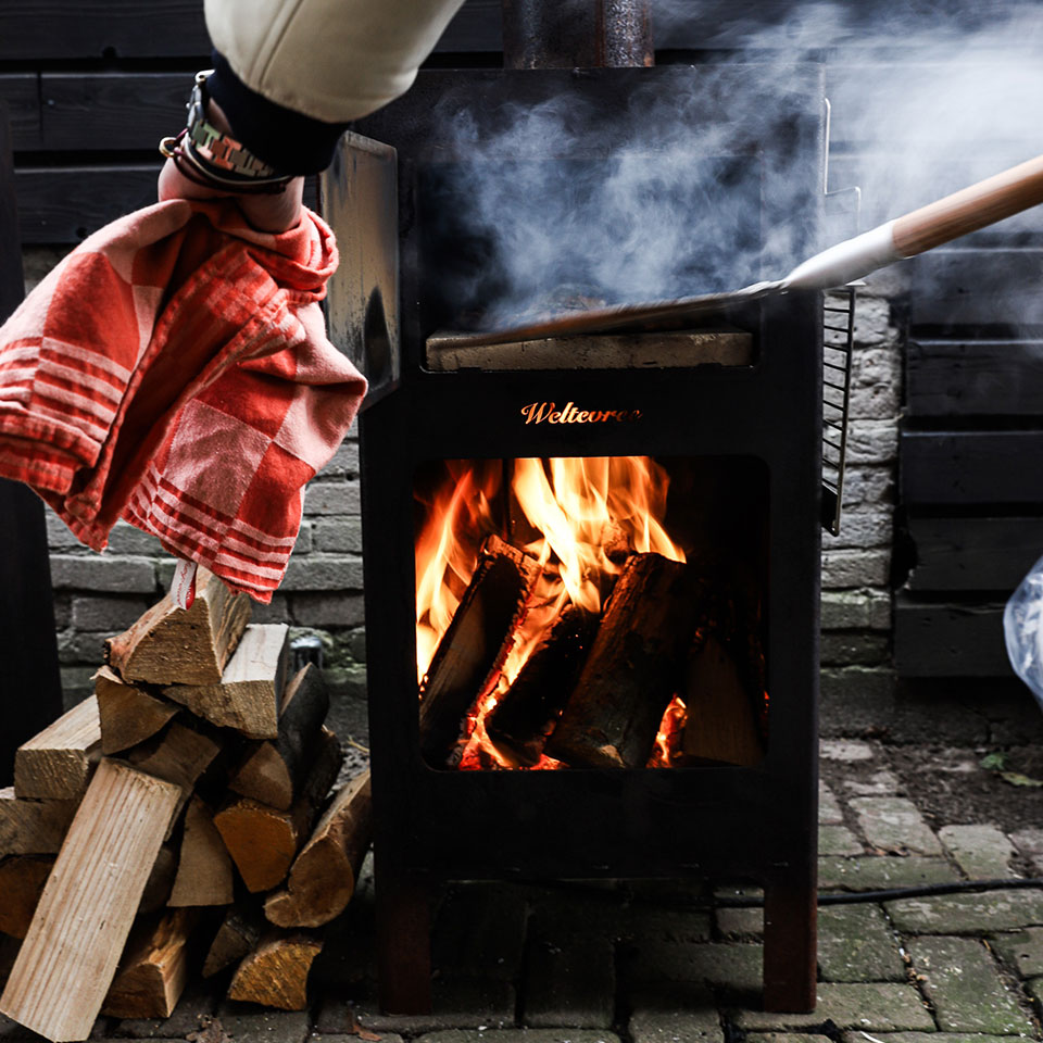 Weltevree-outdooroven-pizzaschep