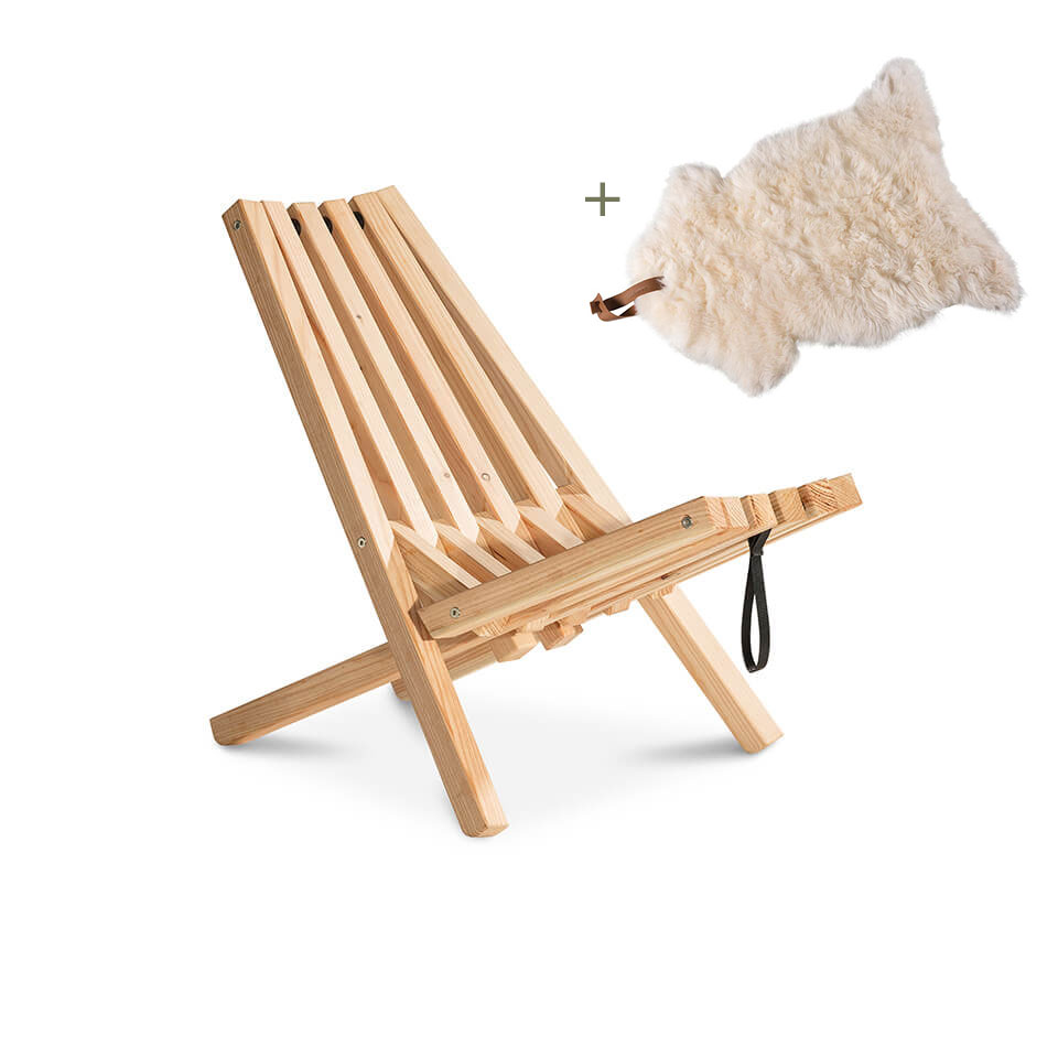 Weltevree-fieldchair-sheepscoat-wit-studio