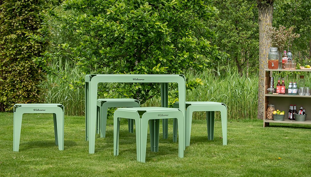 Weltevree-green-bended-table-stool