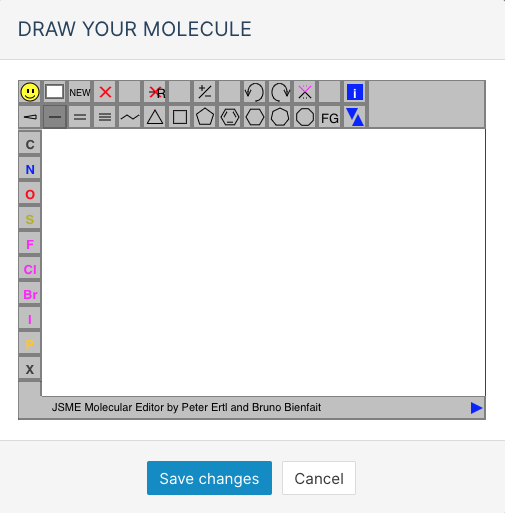 SaferSkin tutorial: 2 draw molecule