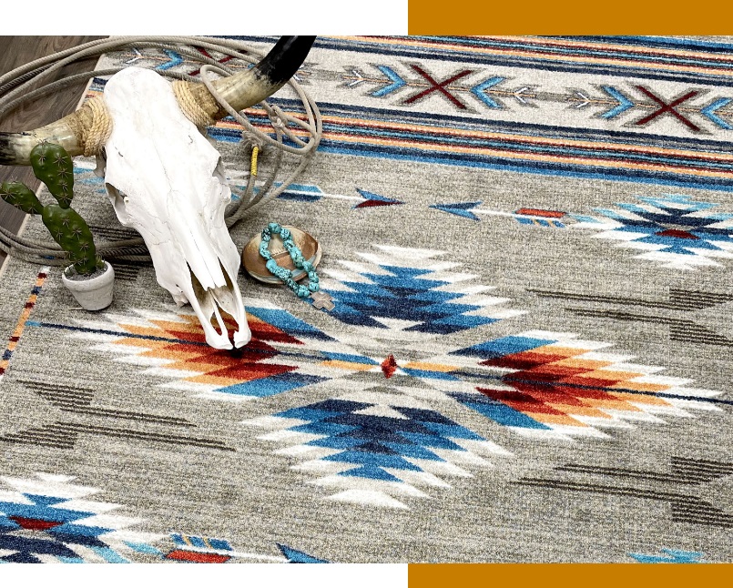 Western Stencils for Painting Rugs