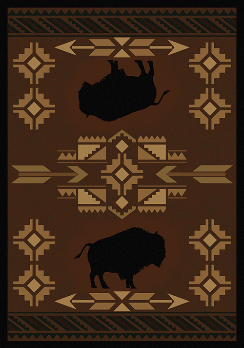 Roping Cowboy & Horse Area Rug ~3 Sizes & Runner~southwestern Western Lodge Rugs