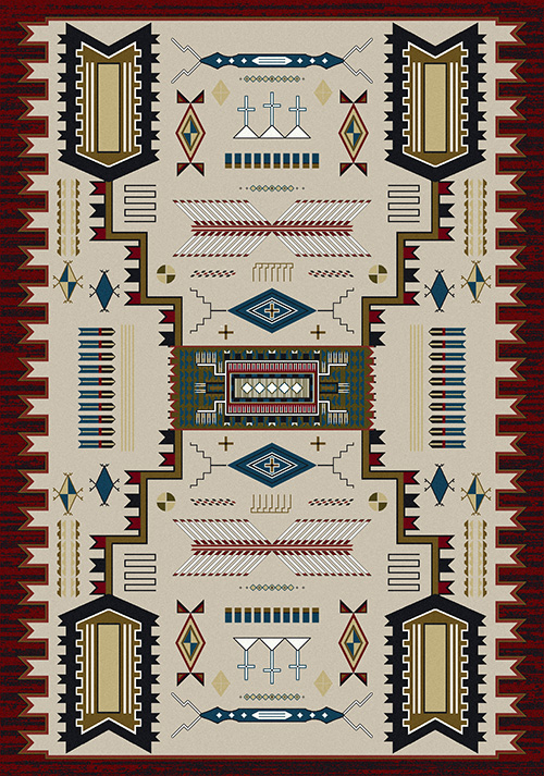 South Western Style Area Rugs