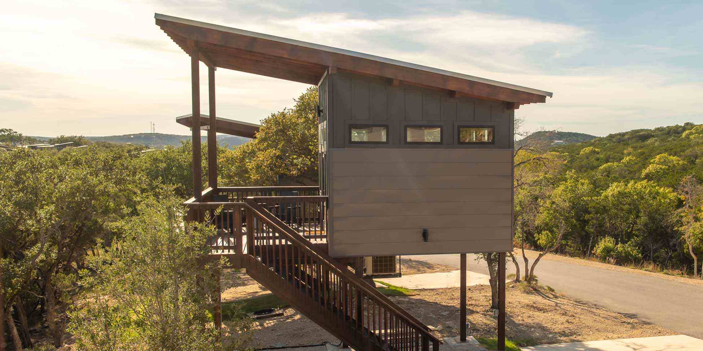 A Treetop Cabin at Camp Fimfo Texas Hill Country