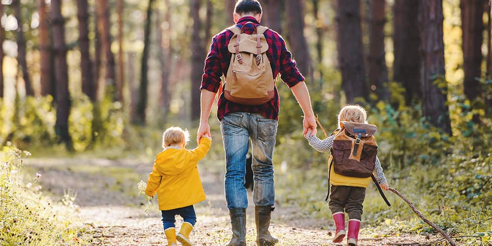 One of the best health benefits of camping is all the fresh air! 