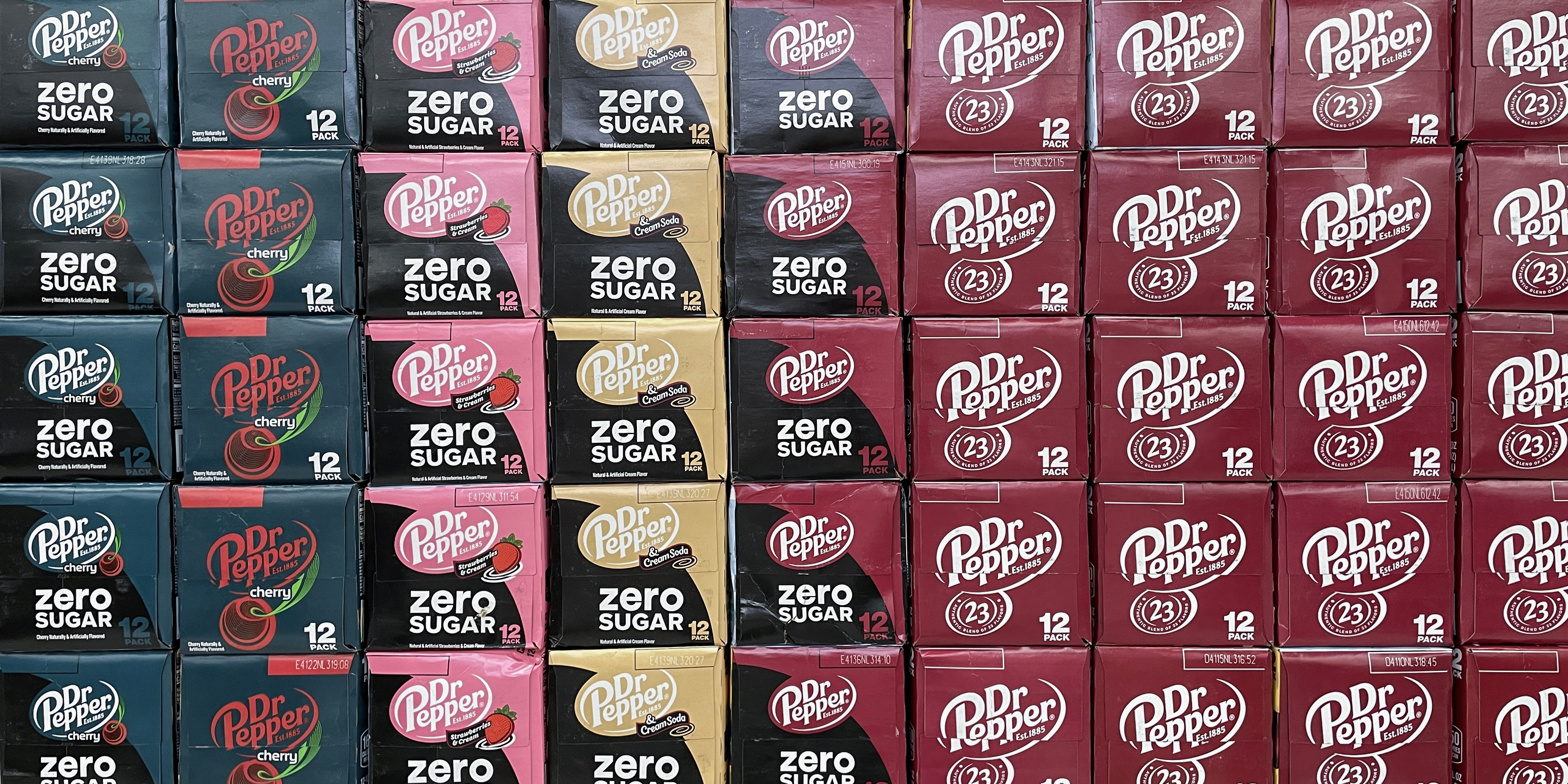 Cases of Dr Pepper