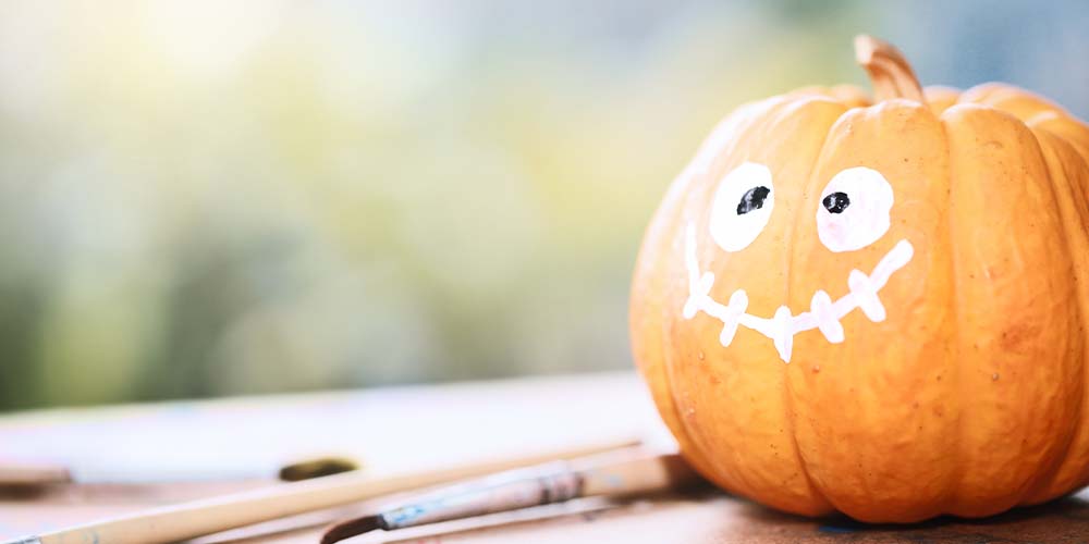 Paint your own pumpkin!