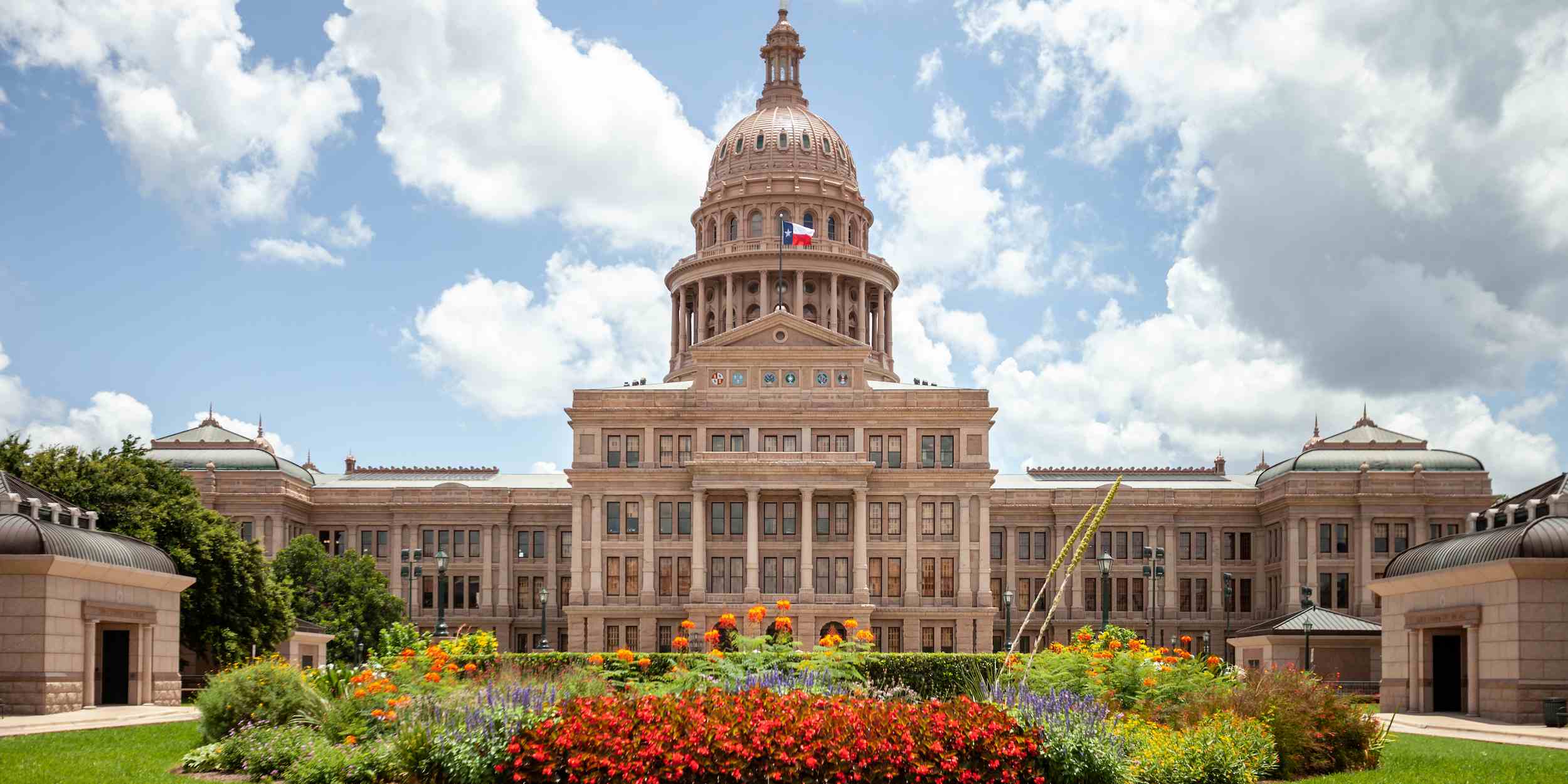 The Texas State Capitol Building in downtown Austin