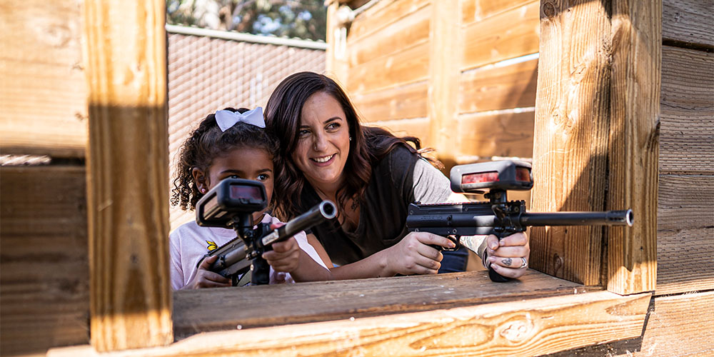 Come see our updated laser tag at our California campground.