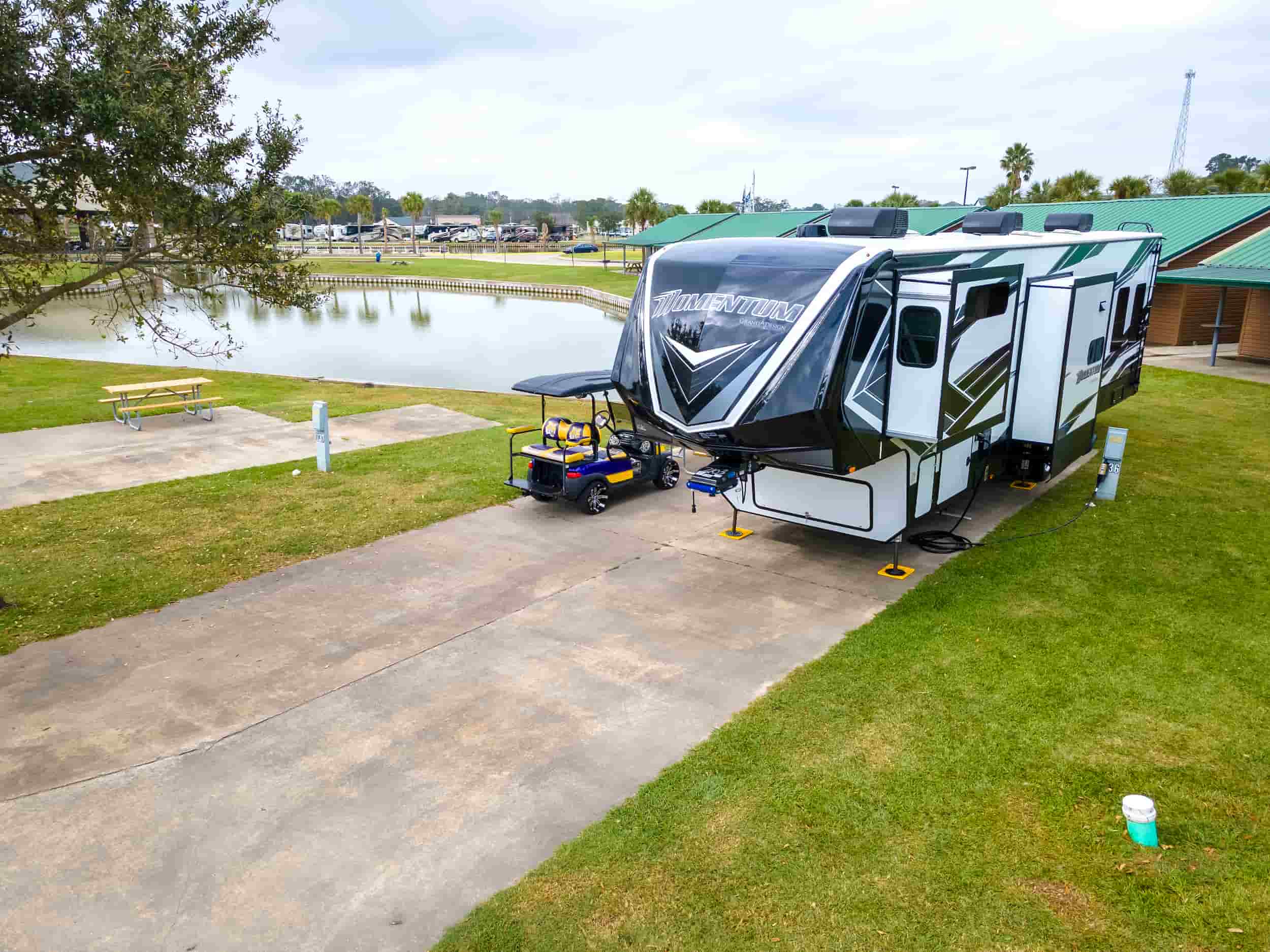Water View Premium Back-In RV Site