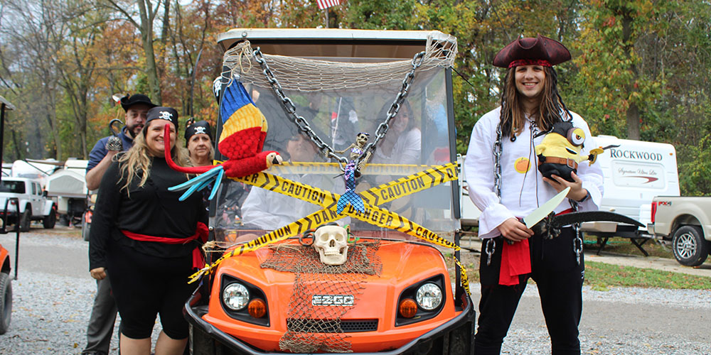 This campground has great halloween events in Indiana!