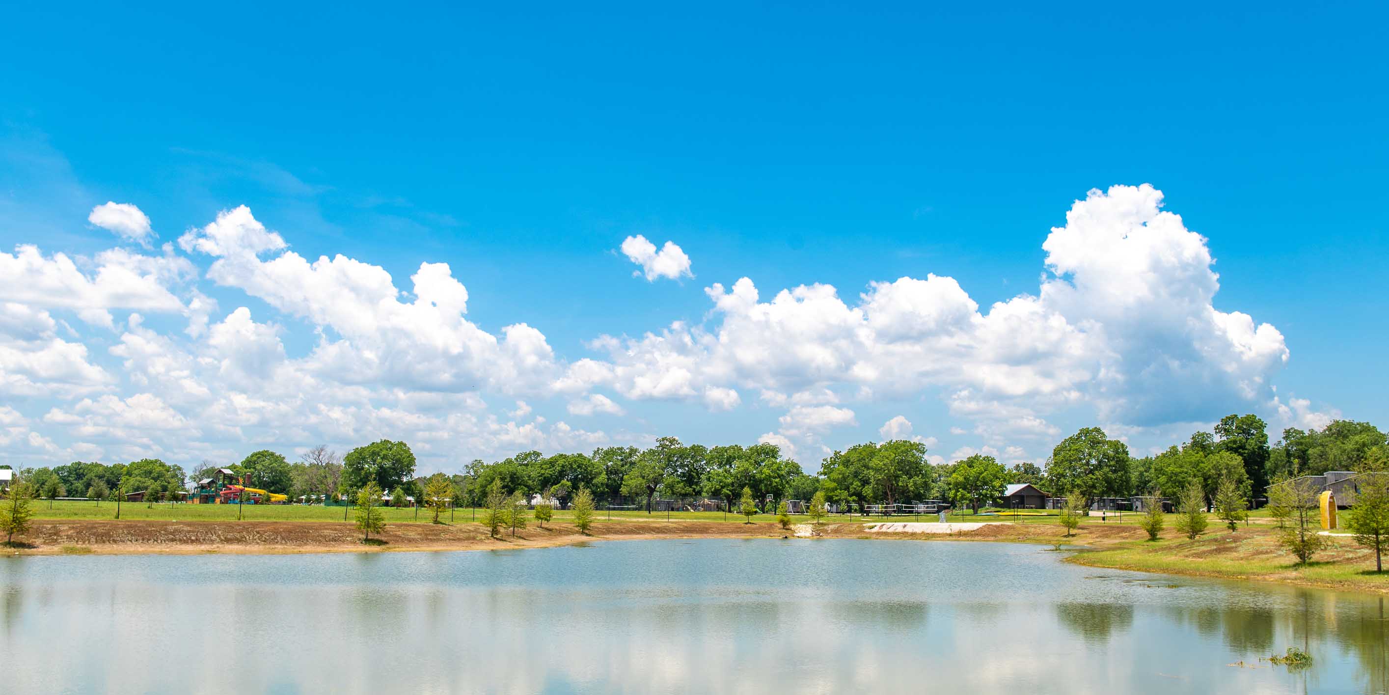 The fishing pond at Camp Fimfo Waco