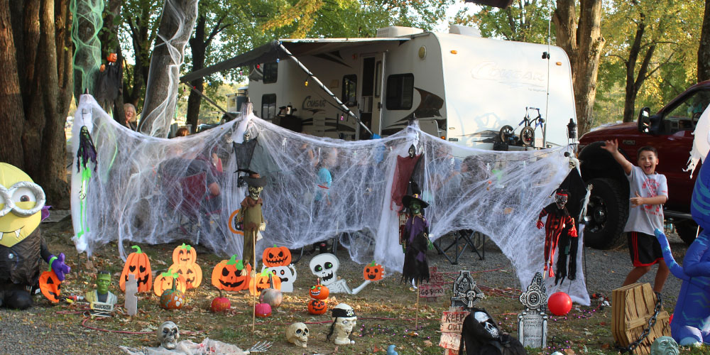 This campground has great halloween events!