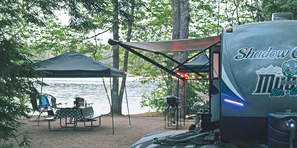 Choose from 3 RV site types at our New Hampshire campground.