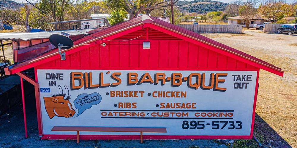 Bill's Bar-B-Cue is one of the most iconic places to dine in Kerrville, TX.