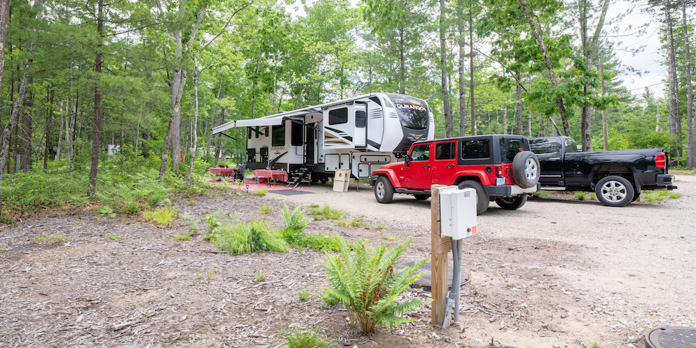 Westward Shores RV Resort & Cottages is a luxury RV campground in New Hampshire, offering 34 RV site options..