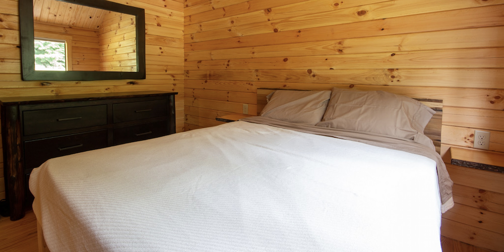 You won't have to worry about the heat when you can get cozy in your cool cabin this fall!