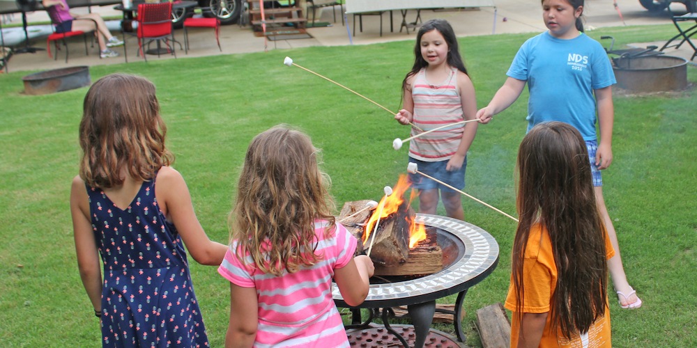 Perhaps one of the most relevant health benefits of camping--ditching the phone!