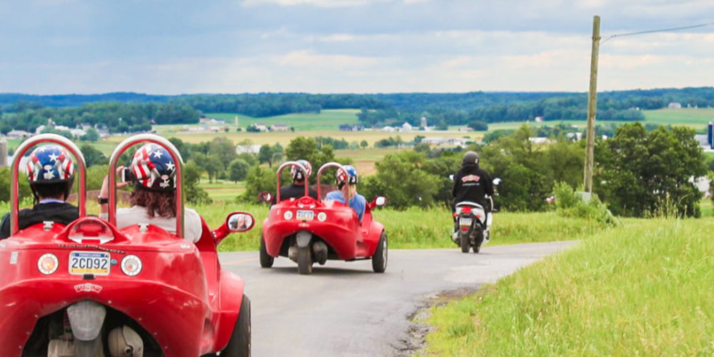 Make the most out of your day trip to Amish Country, PA by visiting Strasburg Scooter Tours!