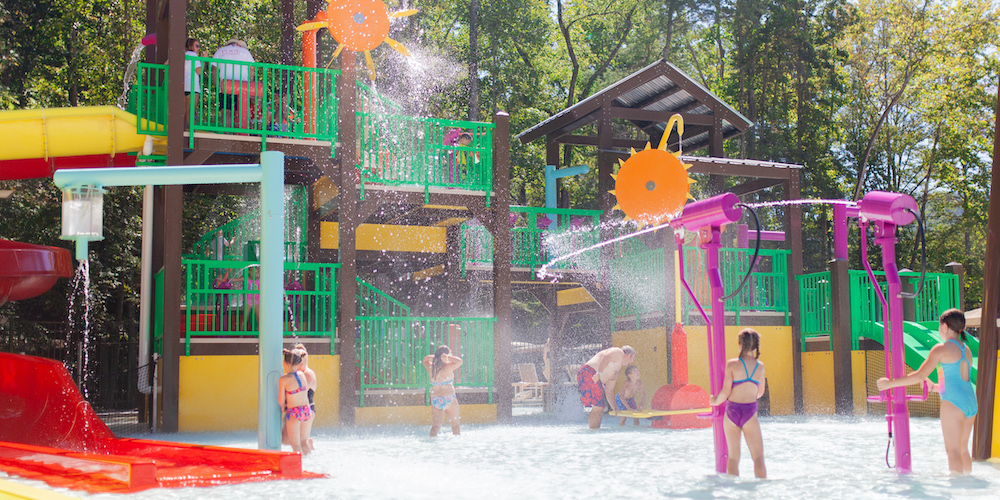 From an Interactive Water Playground to swimming pools and warming tubs, we are one of the most fun campgrounds near Charlotte, NC.